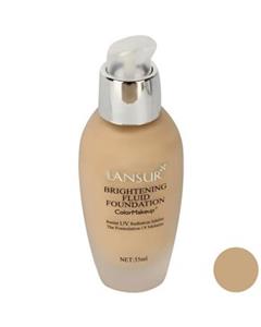 کرم پودر درخشان کننده شماره 02 لنسور  Lansur Brightening 02 Foundation 35ml