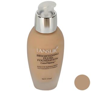 کرم پودر درخشان کننده شماره 04 لنسور  Lansur Brightening 04 Foundation 35ml