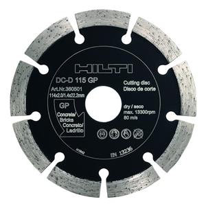 صفحه برش الماسه هیلتی مدل DC-D 125 GP مخصوص گرانیت مجموعه 3 عددی