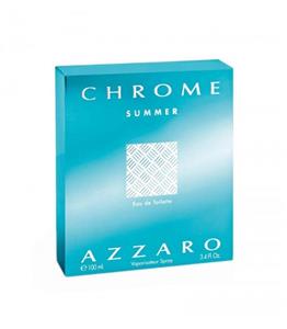 ادو تویلت مردانه آزارو مدل Chrome Summer حجم 100 میلی لیتر Azzaro Chrome Summer Eau De Toilette for Men 100ml