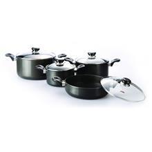 کارال سرویس قابلمه هاردآنادایزد 10 پارچه مدل آترینا Karal Hardanodized Atrina Cookware Set 10 Pieces