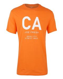 تی شرت نخی مردانه نارنجی JOE FRESH