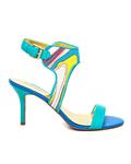 صندل پاشنه بلند زنانه آبی NINE WEST