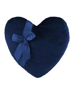 قلب پولیشی ربان دار سرمه ای پالیز