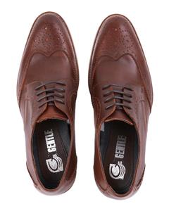 کفش رسمی مردانه قهوه ای پای آرا 