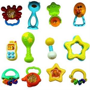 مجموعه 12 عددی جغجغه چیرس کیدز مدل Baby  Toys Cheerskids Baby Toys Rattles 12 Pcs