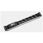 iPower 6 Outlet PDU On/Off Switch  Miniature Fuse for All Racks