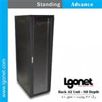 رک 42 یونیت عمق 80 فریم دار- اِلگونت 