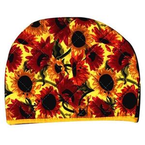 رو قوری پارچه ای طرح آفتابگردان