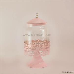 کندی باکس شیشه ای پایه دار طرح کاتسیا