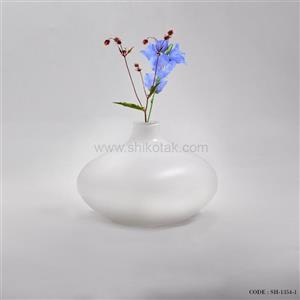 گلدان سالونگ سفید کوچک 