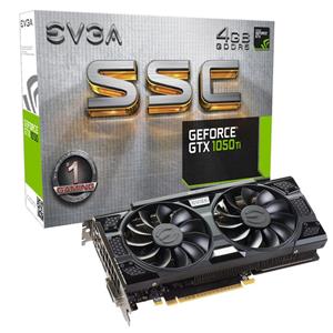 کارت گرافیک VGA: EVGA GTX 1050 Ti SSC GAMING ACX 3.0 4GB
