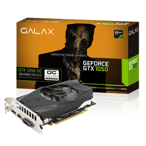 VGA: Galax GTX 1050 OC 2GB 