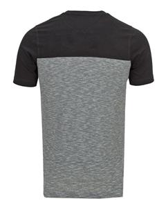 تی شرت مردانه مشکی خاکستری Campus 