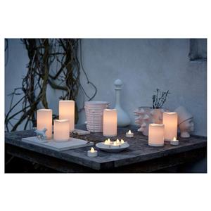 شمع وارمر بدون شعله ایکیا مدل Stopen - بسته 8 عددی Ikea Stopen LED Tealight - Pack Of 8