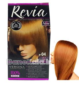 کیت رنگ مو Verona مدل Revia شماره 4.0 Hair Color 