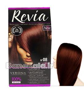 کیت رنگ مو Verona مدل Revia شماره 8.0 Verona Revia 8.0 Hair Color