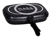 ماهی تابه دو درب ناسا NASA DOUBLE FRY PAN 36CM