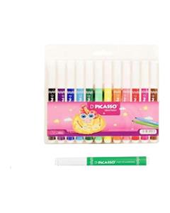 ماژیک رنگ آمیزی 12 رنگ پیکاسو مدل Fine TIP Picasso Fine TIP 12 Color Painting Marker