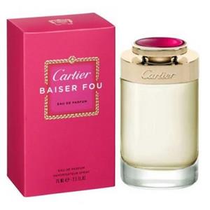 ادو پرفیوم زنانه کارتیه مدل Baiser Fou حجم 75 میلی لیتر Cartier Baiser Fou Eau De Parfum for Women 75ml