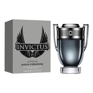 ادو تویلت مردانه پاکو رابان مدل Invictus Intense حجم 100 میلی لیتر Paco Rabanne Invictus Intense Eau De Toilette For Men 100ml