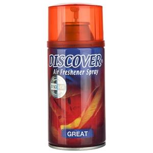 اسپری خوشبو کننده هوا دیسکاور مدل Great حجم 320 میلی لیتر Discover Great Air Freshener Spray 320ml