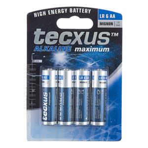 باتری قلمی تکساس مدل Alkaline Maximum بسته 24 عددی Tecxus Alkaline Maximum AA Battery Pack of 24