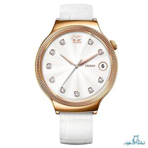 ساعت هوشمند زنانه هوآوی واچ مدل Rose Gold Case with White Leather Band Huawei Watch Rose Gold Case with White Leather Band for Women