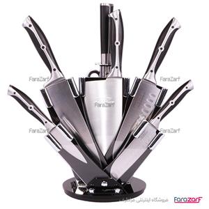 سرویس چاقو 9 پارچه پایه دار MGS مدل A1-C