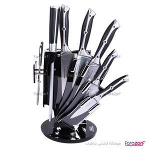 سرویس چاقو 9 پارچه پایه دار MGS مدل A1-D