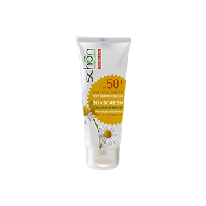 کرم ضد آفتاب +SPF50 مناسب پوست‎های معمولی تا خشک 50 میلی‎لیتر شون  Schon Sunscreen SPF50⁺ Cream For Normal And Dry Skins 50 ml