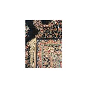 فرش ماشینی وصال ایرانیان طرح سالار  زمینه سورمه ای 