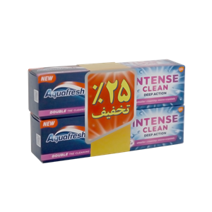 خمیر دندان اکوافرش سری Intense Clean مدل Whitening حجم 75 میلی لیتر Aquafresh Toothpaste 75ml 