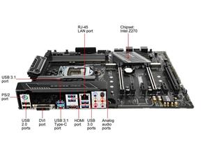 مادربرد ام اس آی مدل زد 270 اس ال آی پلاس MSI Z270 SLI PLUS LGA 1151 Motherboard