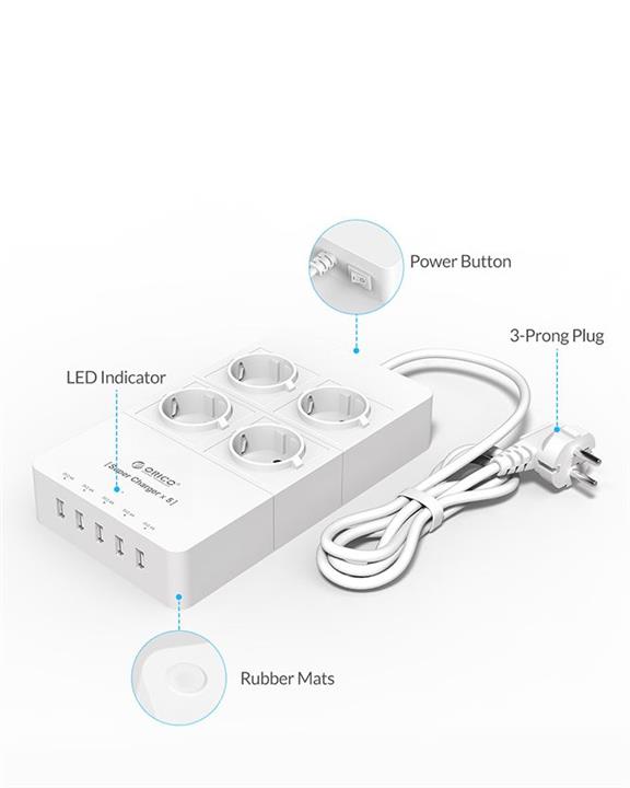 Orico HPC-4A5U-EU Power Strip