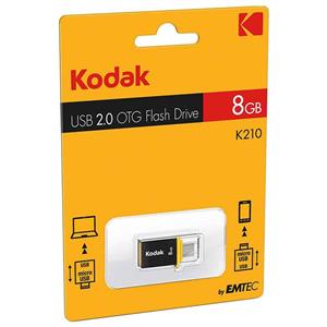 فلش مموری کداک مدل کی 210 با ظرفیت 8 گیگابایت Kodak K210 8GB USB 2.0 Flash Memory