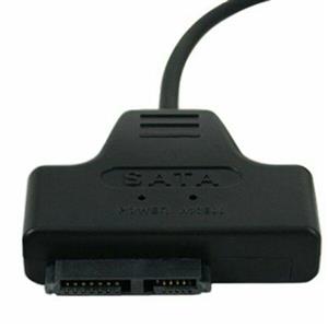 کابل تبدیل اتصال درایونوری لپ تاپ به صورت اکسترنال ساتا 13پین به USB MIT Slimline SATA 13Pin to USB Converter Optical Disk Drive Adapter Cable