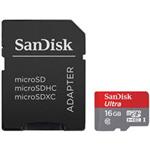 SanDisk Ultra microSDHC UHS-I 16GB+adapter