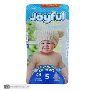 پوشک جوی فول 44 عددی سایز 5 Joyful Baby Size 5 Diaper Pack of 44