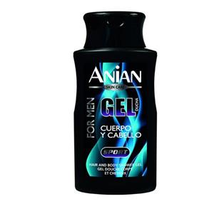 شامپو سر و بدن مردانه آنیان مدل GEL حجم 250 میلی لیتر Anian GEL Shower Gel sport for men 250ml