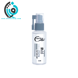 هیرتونیک گیاهی ضد ریزش و تقویت کننده سریتا مناسب انواع مو 60 میلی لیتر T2 Cerita Anti Hair Loss Herbal Tonic For All 60ml 