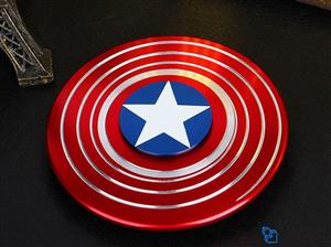 اسپینر فلزی طرح کاپیتان آمریکا  Fidget Spinner Metal Captain America