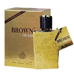 ادو پرفیوم مردانه فراگرنس ورد برون ارکید گلد ادیشن BROWN ORCHID gold edition حجم 100 میل perfume Eau De Parfum EMPER Brown Orchid Gold Edition 