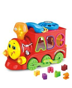 وسایل بازی کودک HUILE TOYS مدل قطار الفبا8810 