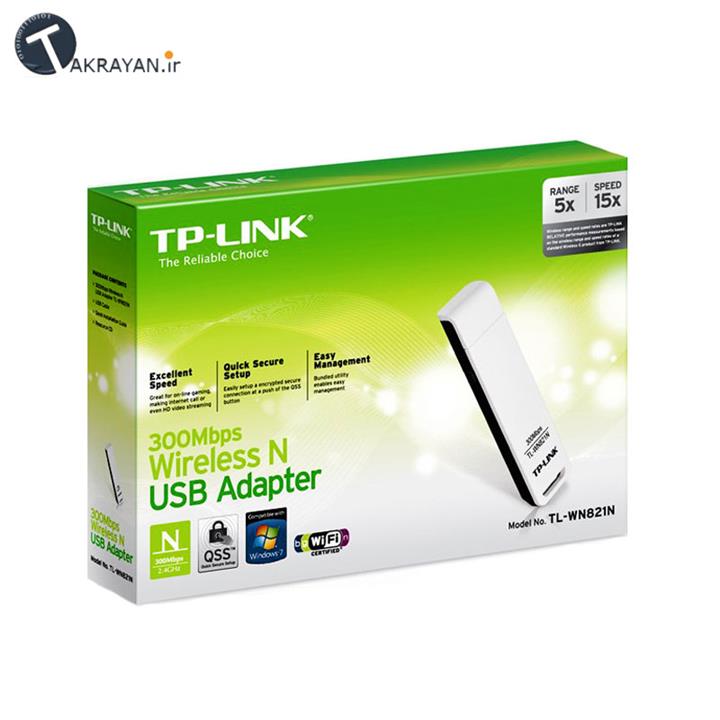TP-LINK TL-WN821N 300Mbps Wireless N USB Adapter