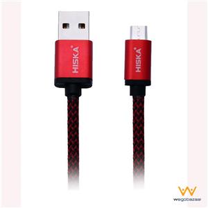 کابل تبدیل USB به MicroUSB  هیسکا مدل CA62