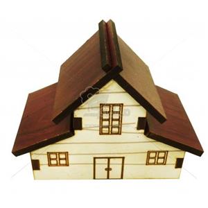 ماکت چوبی خانه کوچک 
