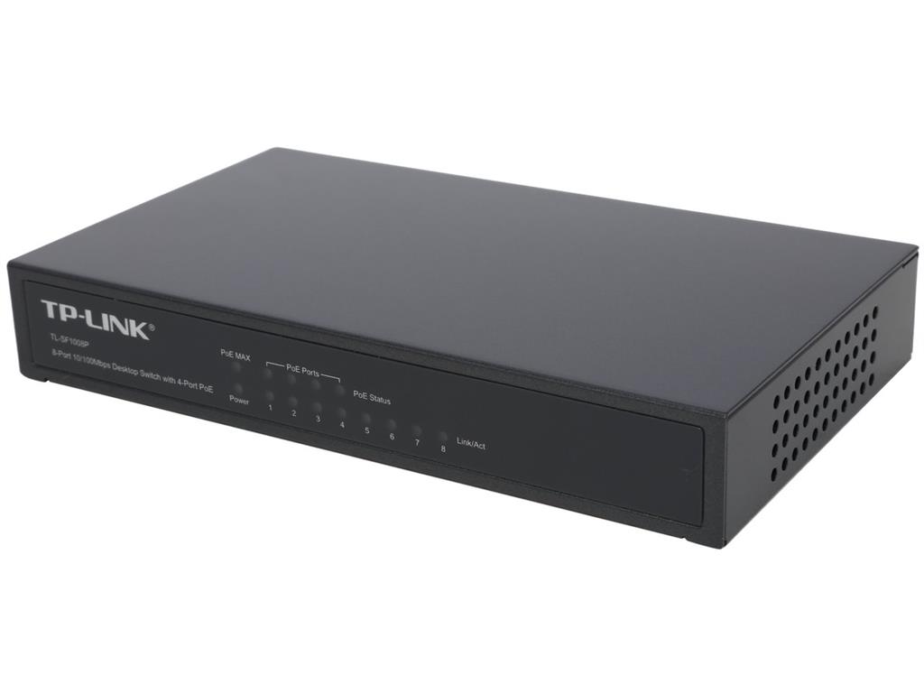 TP-LINK TL-SF1008D 8-Port 10/100Mbps Desktop Switch