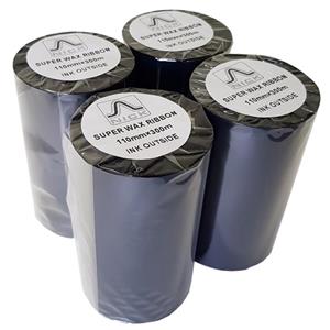 ریبون پرینتر لیبل زن نیک مدل Superwax بسته 4 عددی Nick Label Printer Ribbon Pack Of 