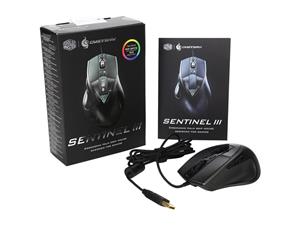 ماوس باسیم گیمینگ کولرمستر مدل Sentinel III SGM-6020-KLOW1